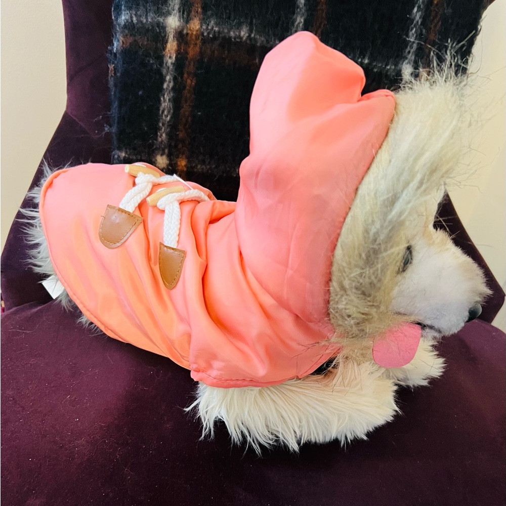 Small, Fleece Lined,Lightweight Dog Coat.
